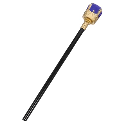 AKOOSY Königliches Halloween Blau Gold Dekorativer Kostümstock Robustes Rollenspiel Requisite für Party Cosplay Bühne von AKOOSY