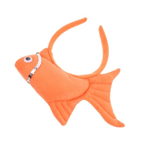 AKOOSY Lustiges Goldfisch Haarband für Erwachsene Verstellbares Meerestiere Stirnband Komfortables Robustes Accessoire für Unterwasser Partys Halloween Strand und Pool AKOOSY Lustiges Goldfisch Haarband für Erwachsene Verstellbares Meerestiere Stirnband Komfortables Robustes Accessoire für Unterwasser Partys Halloween Strand und Pool von AKOOSY