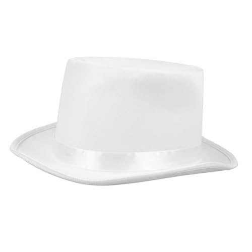 AKOOSY Magischer Zauberer Kostüm Hut Weiß Hochwertiger Party Zubehör für Fasching Karneval und Maskerade Erwachsene AKOOSY Magischer Zauberer Kostüm Hut Weiß Hochwertiger Party Zubehör für Fasching Karneval und Maskerade Erwachsene von AKOOSY