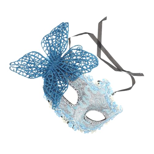AKOOSY Masquerade Ball Halbgesichtsmaske Damen Spitzenmaske mit Schmetterlingsdesign Leicht und Atmungsaktiv für Karneval Halloween Kostümparty und Bühnenauftritte AKOOSY Masquerade Ball Halbgesichtsmaske Damen Spitzenmaske mit Schmetterlingsdesign Leicht und Atmungsaktiv für Karneval Halloween Kostümparty und Bühnenauftritte von AKOOSY