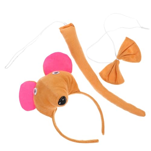 AKOOSY Mausohren Haarreif mit Schleife und Stilvolles Cartoon Tier Stirnband für Damen Robustes Stoffmaterial Kostümzubehör für Partys Cosplay und Besondere Anlässe AKOOSY Mausohren Haarreif mit Schleife und Stilvolles Cartoon Tier Stirnband für Damen Robustes Stoffmaterial Kostümzubehör für Partys Cosplay und Besondere Anlässe von AKOOSY