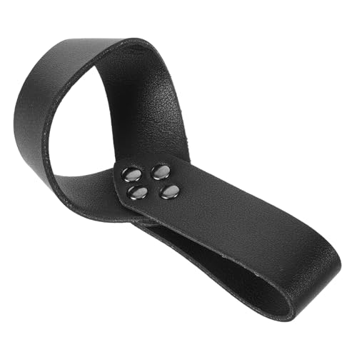 AKOOSY Mittelalterlicher PU Schwerthalter Frosch für Cosplay Kostüm Verstellbar Rücken Schwertscheide Halter Für Erwachsene und Jugendliche Stabile Befestigung Für Langschwerter und von AKOOSY