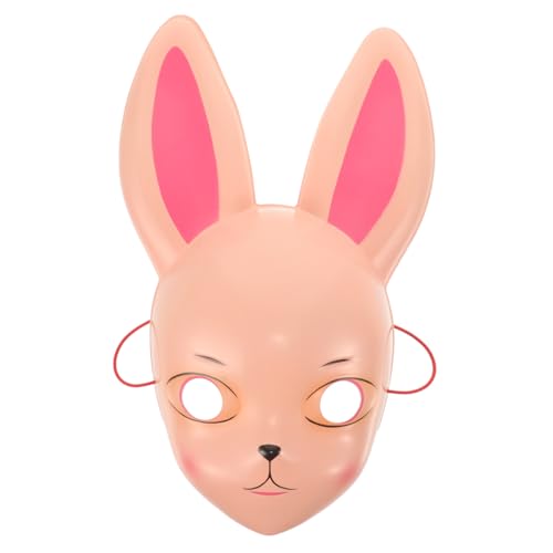 AKOOSY Niedliche Bunny Ear Mask mit Langen Ohren Leichte Party Cosplay Maske für Erwachsene Hautfarbene Hasenmaske für Osterfest Halloween Karneval und Kostümpartys AKOOSY Niedliche Bunny Ear Mask mit Langen Ohren Leichte Party Cosplay Maske für Erwachsene Hautfarbene Hasenmaske für Osterfest Halloween Karneval und Kostümpartys von AKOOSY