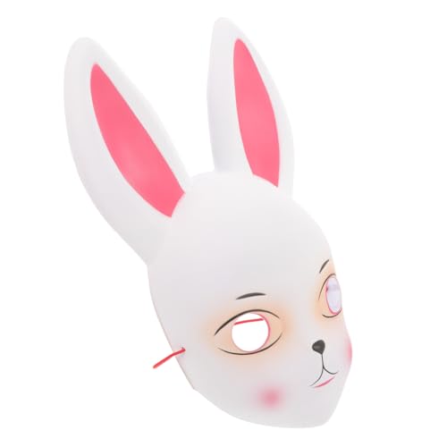 AKOOSY Niedliche Hasenohren Maske für Cosplay Party Masken Karneval Bühnenmaske Fotorequisite Ostern Halloween Kostüm Zubehör AKOOSY Niedliche Hasenohren Maske für Cosplay Party Masken Karneval Bühnenmaske Fotorequisite Ostern Halloween Kostüm Zubehör von AKOOSY