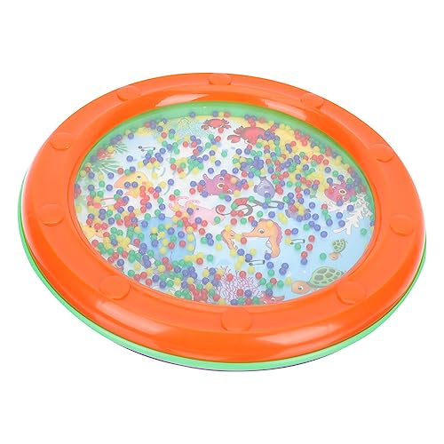 AKOOSY Ocean Drum Percussion Instrument mit Sanftem Große Wellentrommel in Orange Pädagogisches Musikinstrument für Eltern Junge Mädchen Spiel und Geschenkideen von AKOOSY
