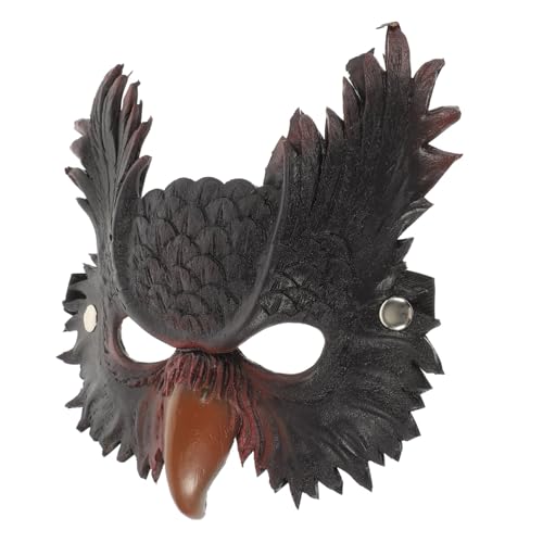 AKOOSY Owl Maske für Erwachsene Halloween Party Tiermaske Cosplay Kostüm Leicht Atmungsaktiv Verstellbar für Karneval Maskenball und Fasching Zufällige Farbe AKOOSY Owl Maske für Erwachsene Halloween Party Tiermaske Cosplay Kostüm Leicht Atmungsaktiv Verstellbar für Karneval Maskenball und Fasching Zufällige Farbe von AKOOSY