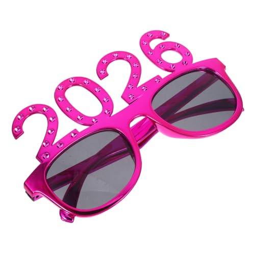 AKOOSY Partybrille mit Rosafarbenem Look Kunststoffrahmen für Silvester Kostüm und Fotorequisiten Vielseitige Partybrille für Neujahrs und Festliche Anlässe AKOOSY Partybrille mit Rosafarbenem Look Kunststoffrahmen für Silvester Kostüm und Fotorequisiten Vielseitige Partybrille für Neujahrs und Festliche Anlässe von AKOOSY