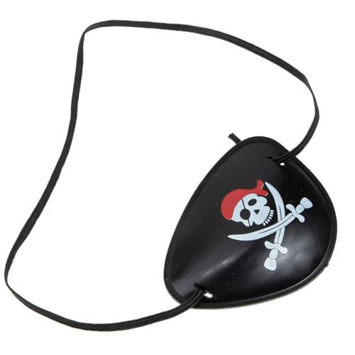 AKOOSY Piraten Augenklappe Halloween Augenmaske mit Totenkopf Muster Leichte Cosplay Requisite für Erwachsene Atmungsaktiv und Komfortabel für Party Dekoration und Fotos AKOOSY Piraten Augenklappe Halloween Augenmaske mit Totenkopf Muster Leichte Cosplay Requisite für Erwachsene Atmungsaktiv und Komfortabel für Party Dekoration und Fotos von AKOOSY