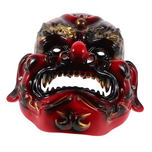 AKOOSY Realistische God Of Wealth Resin Maske Halloween Cosplay Party Vielseitig Leicht Langlebig Detailreich Komfortabel für Erwachsene von AKOOSY