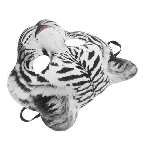 AKOOSY Realistische Tiger Halbgesichtsmaske aus Leichtem EVA Material für Karneval Cosplay und Tier Mottopartys Kreative Maskerade und Halloween Party Requisite AKOOSY Realistische Tiger Halbgesichtsmaske aus Leichtem EVA Material für Karneval Cosplay und Tier Mottopartys Kreative Maskerade und Halloween Party Requisite von AKOOSY
