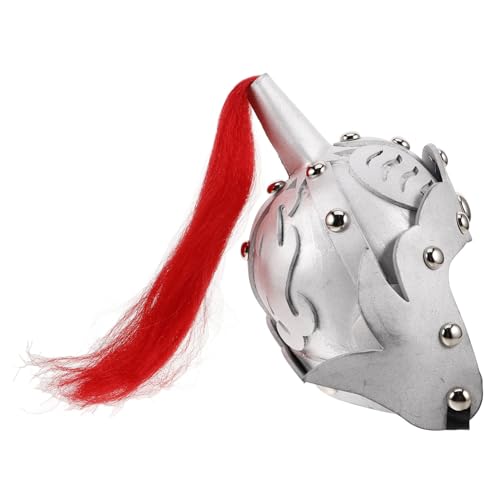 AKOOSY Ritterhelm Mittelalterlicher Krieger Helm für Jungen und Mädchen Authentisches Antikes Design mit Verstellbarem Kinnriemen für Rollenspiele Halloween und Theateraufführungen von AKOOSY