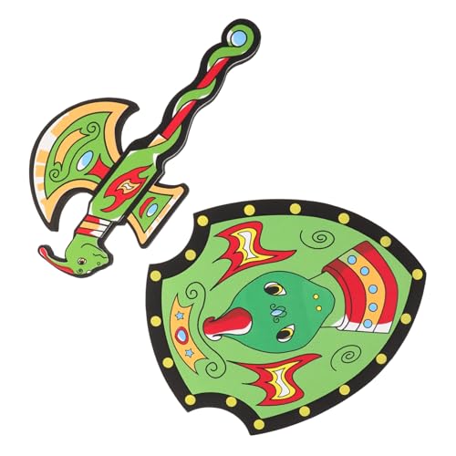 AKOOSY Schaumstoff und Schild Spielset Leichte Weiche Halloween Accessoires für Rollenspiel Kostüm Sichere Geräuscharme Outdoor und Indoor Spielwaffen von AKOOSY