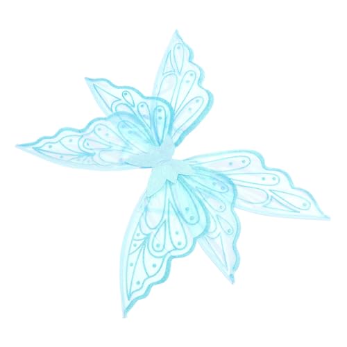 AKOOSY Schmetterlingsflügel Kostüm Party Cosplay Accessoire Blau Glitzer Kleine Leicht Elegant Bühnenperformance Mädchen AKOOSY Schmetterlingsflügel Kostüm Party Cosplay Accessoire Blau Glitzer Kleine Leicht Elegant Bühnenperformance Mädchen von AKOOSY