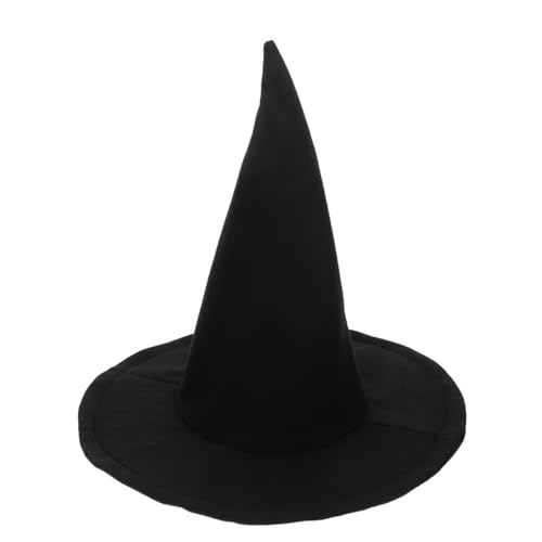 AKOOSY Schwarzer Hexenhut für Erwachsene und Jugendliche Leichtes Material Vielseitig für Halloweenkostüme Cosplay-partys Maskerade und Karnevalsdekorationen AKOOSY Schwarzer Hexenhut für Erwachsene und Jugendliche Leichtes Material Vielseitig für Halloweenkostüme Cosplay-partys Maskerade und Karnevalsdekorationen von AKOOSY