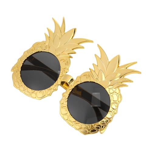 AKOOSY Sommerliche Hawaii Partybrille Ananasform Lustige Fruchtbrille Leicht Komfortabel Für Erwachsene Strand Luau Dekoration Zubehör Gelb AKOOSY Sommerliche Hawaii Partybrille Ananasform Lustige Fruchtbrille Leicht Komfortabel Für Erwachsene Strand Luau Dekoration Zubehör Gelb von AKOOSY