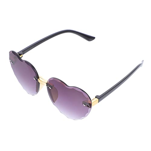 AKOOSY Sonnenbrille Herzform Randlos Transparent Bunte Farbverlauf Bruchsichere Uv Schutzbrille für Mädchen Jungen Party Cosplay AKOOSY Sonnenbrille Herzform Randlos Transparent Bunte Farbverlauf Bruchsichere Uv Schutzbrille für Mädchen Jungen Party Cosplay von AKOOSY
