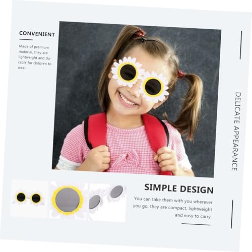 AKOOSY Sonnenbrille Sonnenblumen Design Leichte Robuste Dekorative Sonnenbrille für Outdoor Party und Fotorequisiten Mädchen Jungen AKOOSY Sonnenbrille Sonnenblumen Design Leichte Robuste Dekorative Sonnenbrille für Outdoor Party und Fotorequisiten Mädchen Jungen von AKOOSY