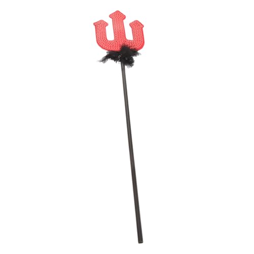 AKOOSY Teufelsgabel Cosplay Requisite mit Federn Pailletten für Halloween Feiern Kostümpartys Performances Leicht Robust für Gruselige Looks AKOOSY Teufelsgabel Cosplay Requisite mit Federn Pailletten für Halloween Feiern Kostümpartys Performances Leicht Robust für Gruselige Looks von AKOOSY