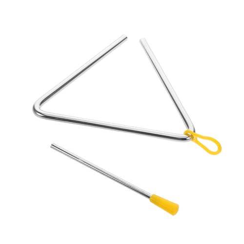 AKOOSY Triangel Instrument mit Schlägel Kinderspielzeug für Musikalische Früherziehung für Rhythmuslernen und Kreative Musikspiele im Kindergarten von AKOOSY