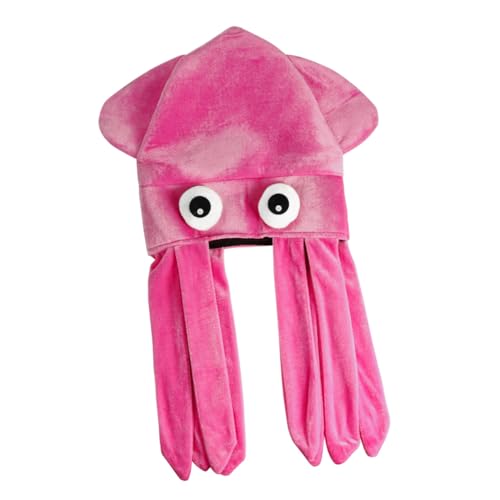 AKOOSY Verrückter Pinker Octopus Hut Halloween Party Mütze für Erwachsene mit Bequemem Tragegefühl für Kostüm Bühnenauftritte Foto Requisiten und Festliche Anlässe AKOOSY Verrückter Pinker Octopus Hut Halloween Party Mütze für Erwachsene mit Bequemem Tragegefühl für Kostüm Bühnenauftritte Foto Requisiten und Festliche Anlässe von AKOOSY