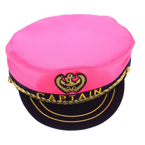 AKOOSY Verstellbare Captain Mütze für Erwachsene Leichte Polyester kapitänsmütze in Komfortabel und Atmungsaktiv für Yacht Kostümparty Vielseitiger Matrosenhut für Cosplay und Dress up AKOOSY Verstellbare Captain Mütze für Erwachsene Leichte Polyester kapitänsmütze in Komfortabel und Atmungsaktiv für Yacht Kostümparty Vielseitiger Matrosenhut für Cosplay und Dress up von AKOOSY