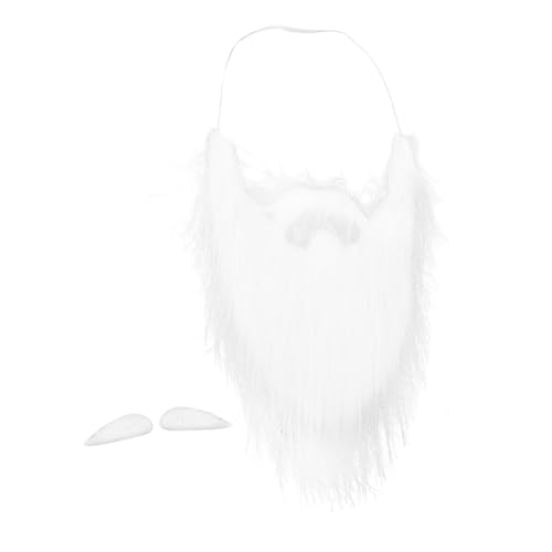 AKOOSY Weihnachtlicher Cosplay Bart und Augenbrauen Langfloriger Plüsch Leicht und Komfortabel Selbstklebend Detailgetreues Design für Festliche Kostümpartys und Nikolausverkleidung AKOOSY Weihnachtlicher Cosplay Bart und Augenbrauen Langfloriger Plüsch Leicht und Komfortabel Selbstklebend Detailgetreues Design für Festliche Kostümpartys und Nikolausverkleidung von AKOOSY
