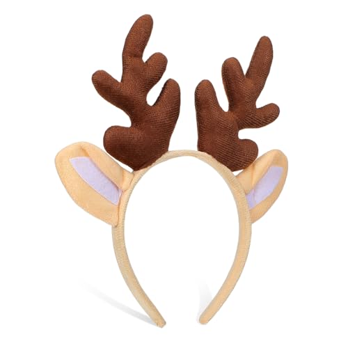 AKOOSY Weihnachtlicher Geweih Haarreif für Langlebiger Haarschmuck mit Kreativem Design für Weihnachtsfeier Kostümparty und Festliche Fotosessions AKOOSY Weihnachtlicher Geweih Haarreif für Langlebiger Haarschmuck mit Kreativem Design für Weihnachtsfeier Kostümparty und Festliche Fotosessions von AKOOSY