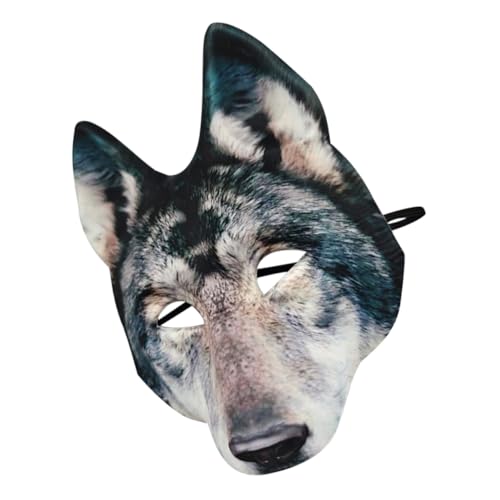 AKOOSY Wolfsmaske halloween realistische werwolf gruselige Werwolf- Halloween-Tiermaske Fuchs Halbmasken Bärenmaske Kostüm Regenmaske Eva Grey AKOOSY Wolfsmaske halloween realistische werwolf gruselige Werwolf- Halloween-Tiermaske Fuchs Halbmasken Bärenmaske Kostüm Regenmaske Eva Grey von AKOOSY