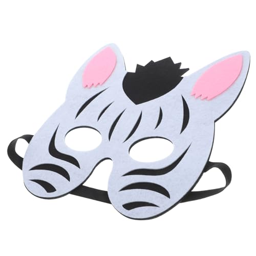 AKOOSY Zebra Maske für Halloween Karneval Cosplay Tierkostüm Verstellbar Lustige Tiermaske für Party und Verkleidung AKOOSY Zebra Maske für Halloween Karneval Cosplay Tierkostüm Verstellbar Lustige Tiermaske für Party und Verkleidung von AKOOSY