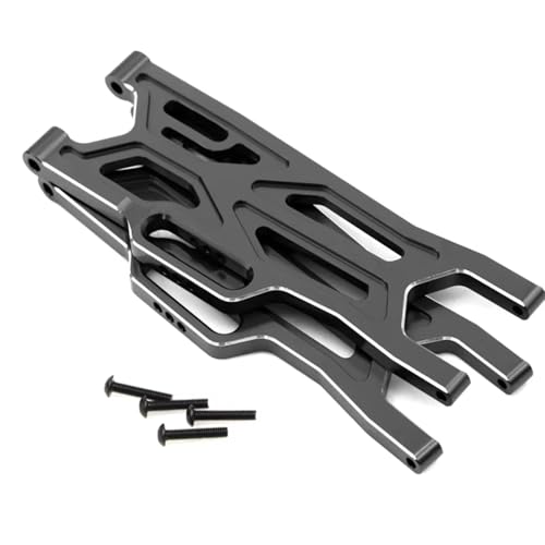 AKSDYIR RC Vorne Hinten Schwinge Für Arrma Für Kraton 4X4 4S V2 Für BLX 1/10 Metall Front Suspension Arme Für Schaukel Arm RC Auto Upgrade Ersatzteile(Black) von AKSDYIR