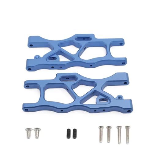 AKSDYIR RC Vorne Hinten Schwinge Für Arrma Für Mojave 6s 1/7 Rc Allradantrieb Offroad-Modellauto Hochgeschwindigkeits-V2 Vorne Und Hinten Für Schwingarme(Blue,Size1) von AKSDYIR