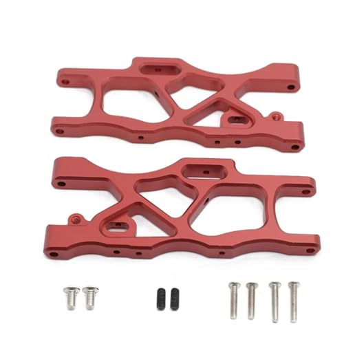 AKSDYIR RC Vorne Hinten Schwinge Für Arrma Für Mojave 6s 1/7 Rc Allradantrieb Offroad-Modellauto Hochgeschwindigkeits-V2 Vorne Und Hinten Für Schwingarme(Red,Size1) von AKSDYIR