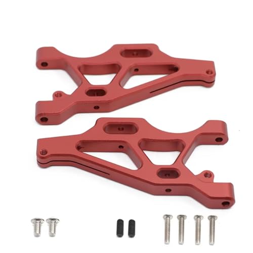 AKSDYIR RC Vorne Hinten Schwinge Für Arrma Für Mojave 6s 1/7 Rc Allradantrieb Offroad-Modellauto Hochgeschwindigkeits-V2 Vorne Und Hinten Für Schwingarme(Red,Size2) von AKSDYIR