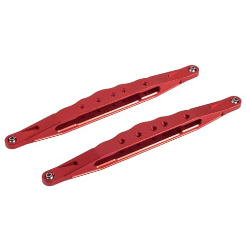 AKSDYIR RC Vorne Hinten Schwinge Für Losi Für Super Für Baja Für Rey 2.0 1/6 Offroad-Truck-Upgrade-Teil Metallkielaufhängung Für Schwinge Achsschenkel Bremsscheiben-Bremssättel(Red,Size2) von AKSDYIR