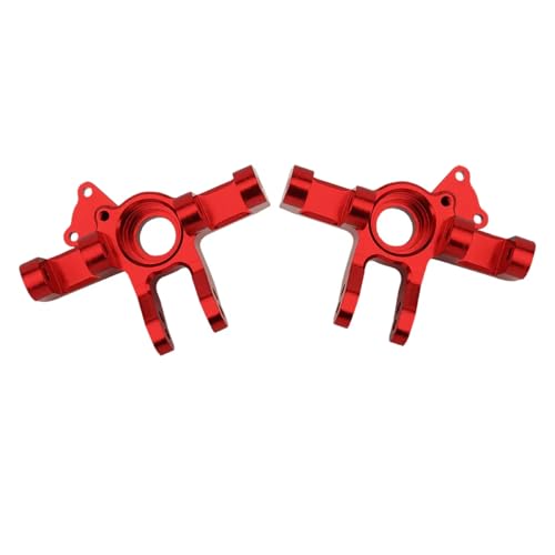 AKSDYIR RC Vorne Hinten Schwinge Für Losi Für Super Für Baja Für Rey 2.0 1/6 Offroad-Truck-Upgrade-Teil Metallkielaufhängung Für Schwinge Achsschenkel Bremsscheiben-Bremssättel(Red,Size3) von AKSDYIR