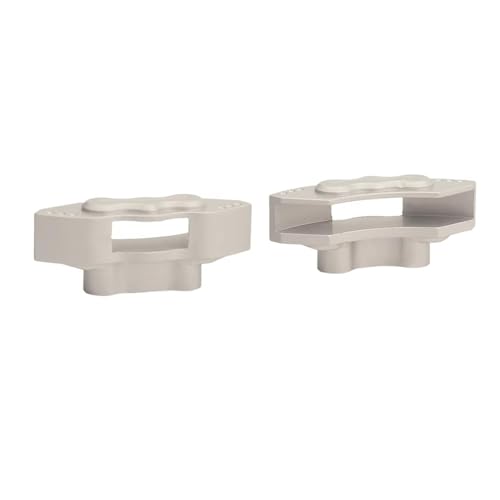 AKSDYIR RC Vorne Hinten Schwinge Für Losi Für Super Für Baja Für Rey 2.0 1/6 Offroad-Truck-Upgrade-Teil Metallkielaufhängung Für Schwinge Achsschenkel Bremsscheiben-Bremssättel(Silver,Size1) von AKSDYIR