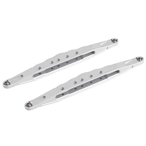 AKSDYIR RC Vorne Hinten Schwinge Für Losi Für Super Für Baja Für Rey 2.0 1/6 Offroad-Truck-Upgrade-Teil Metallkielaufhängung Für Schwinge Achsschenkel Bremsscheiben-Bremssättel(Silver,Size2) von AKSDYIR