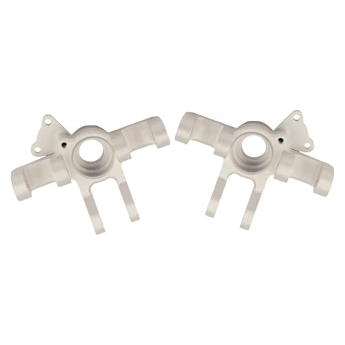 AKSDYIR RC Vorne Hinten Schwinge Für Losi Für Super Für Baja Für Rey 2.0 1/6 Offroad-Truck-Upgrade-Teil Metallkielaufhängung Für Schwinge Achsschenkel Bremsscheiben-Bremssättel(Silver,Size3) von AKSDYIR