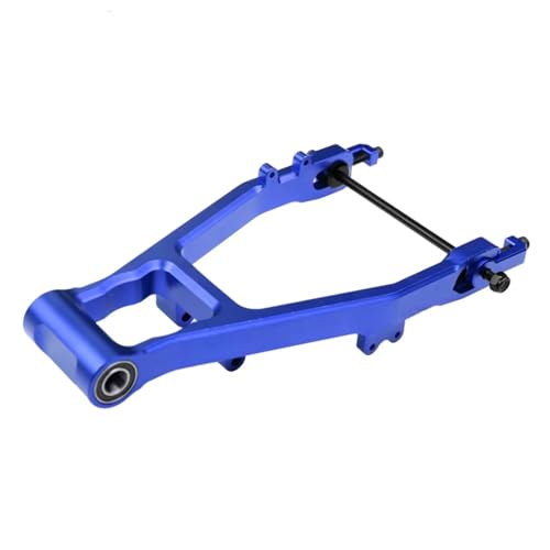 AKSDYIR RC Vorne Hinten Schwinge Für Losi Promoto-Mx 1/4 Rc Auto Legierung Kette Spannung Hinten Für Schaukel Arm Größere Innen Lager Upgrade Zubehör(Blue) von AKSDYIR