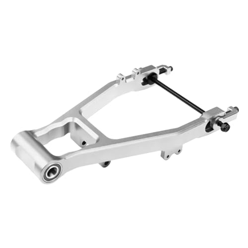 AKSDYIR RC Vorne Hinten Schwinge Für Losi Promoto-Mx 1/4 Rc Auto Legierung Kette Spannung Hinten Für Schaukel Arm Größere Innen Lager Upgrade Zubehör(Silver) von AKSDYIR