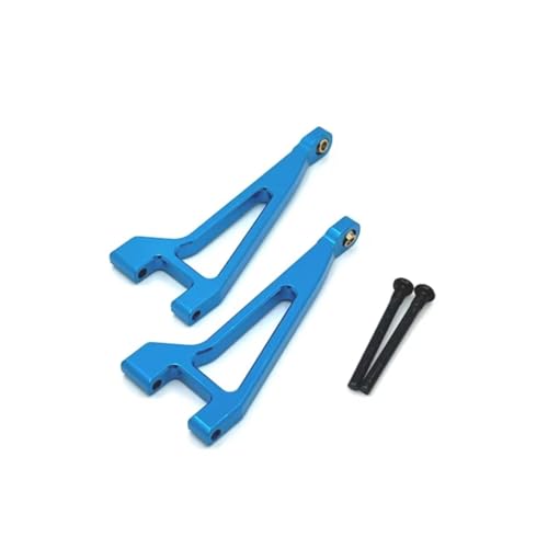 AKSDYIR RC Vorne Hinten Schwinge Für MJX 16207 16208 16209 16210 H6 1/16 RC Auto Ersatzteile Modifizierte Metall Upgrade Hinten Oberen Für Schaukel Arm(Blue) von AKSDYIR