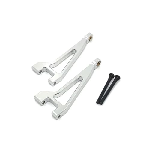 AKSDYIR RC Vorne Hinten Schwinge Für MJX 16207 16208 16209 16210 H6 1/16 RC Auto Ersatzteile Modifizierte Metall Upgrade Hinten Oberen Für Schaukel Arm(Silver) von AKSDYIR