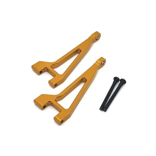 AKSDYIR RC Vorne Hinten Schwinge Für MJX 16207 16208 16209 16210 H6 1/16 RC Auto Ersatzteile Modifizierte Metall Upgrade Hinten Oberen Für Schaukel Arm(Yellow) von AKSDYIR