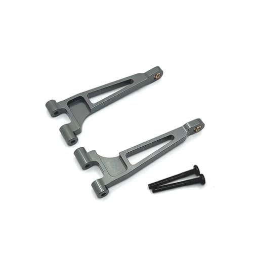 AKSDYIR RC Vorne Hinten Schwinge Für MJX Für Hyper Go 14209 14210 1/14 Aluminiumlegierung Hinten Oben Für Schwinge RC Autos Truck Verbesserte Teile(Light Grey) von AKSDYIR