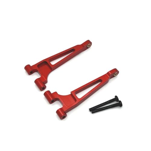 AKSDYIR RC Vorne Hinten Schwinge Für MJX Für Hyper Go 14209 14210 1/14 Aluminiumlegierung Hinten Oben Für Schwinge RC Autos Truck Verbesserte Teile(Red) von AKSDYIR
