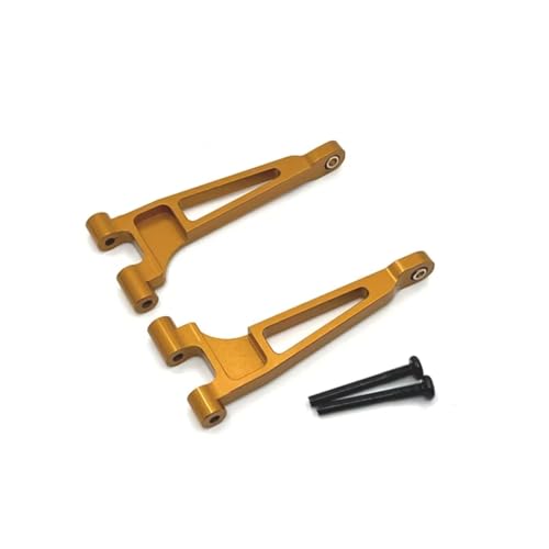 AKSDYIR RC Vorne Hinten Schwinge Für MJX Für Hyper Go 14209 14210 1/14 Aluminiumlegierung Hinten Oben Für Schwinge RC Autos Truck Verbesserte Teile(Yellow) von AKSDYIR