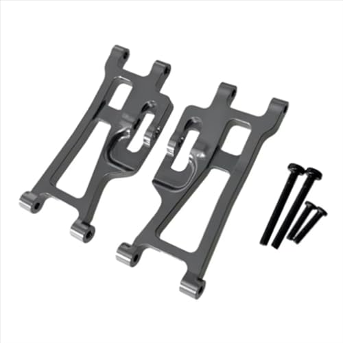 AKSDYIR RC Vorne Hinten Schwinge Für MJX Für Hyper Go 14209 14210 H14BM 1/14 Metallunterteil Für Schwingarmteile RC-Auto-Upgrade-Teileänderung(Titanium) von AKSDYIR