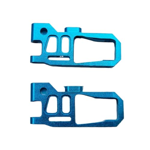 AKSDYIR RC Vorne Hinten Schwinge Für Mini-Z Für Buggy Rc Auto Metall Ersatz Vorne Unten Für Schaukel Arme Teile Zubehör 2 Pcs Upgrade Zubehör(Blue) von AKSDYIR