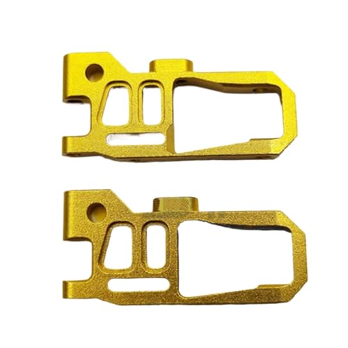 AKSDYIR RC Vorne Hinten Schwinge Für Mini-Z Für Buggy Rc Auto Metall Ersatz Vorne Unten Für Schaukel Arme Teile Zubehör 2 Pcs Upgrade Zubehör(Yellow) von AKSDYIR