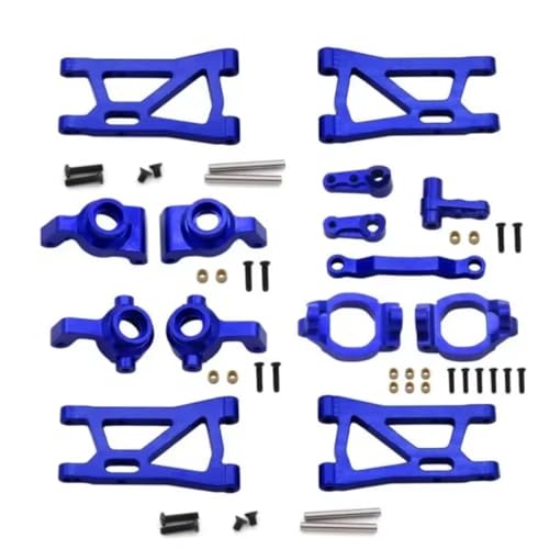 AKSDYIR RC Vorne Hinten Schwinge Für Remo Für Hobby Smax 1631 1635 1651 1655 1/16 Aluminiumlegierung Für Schwingarm-Lenkgruppe Cup-Achshalterung C Für Sitz RC-Auto-Upgrade-Teile(Blue) von AKSDYIR